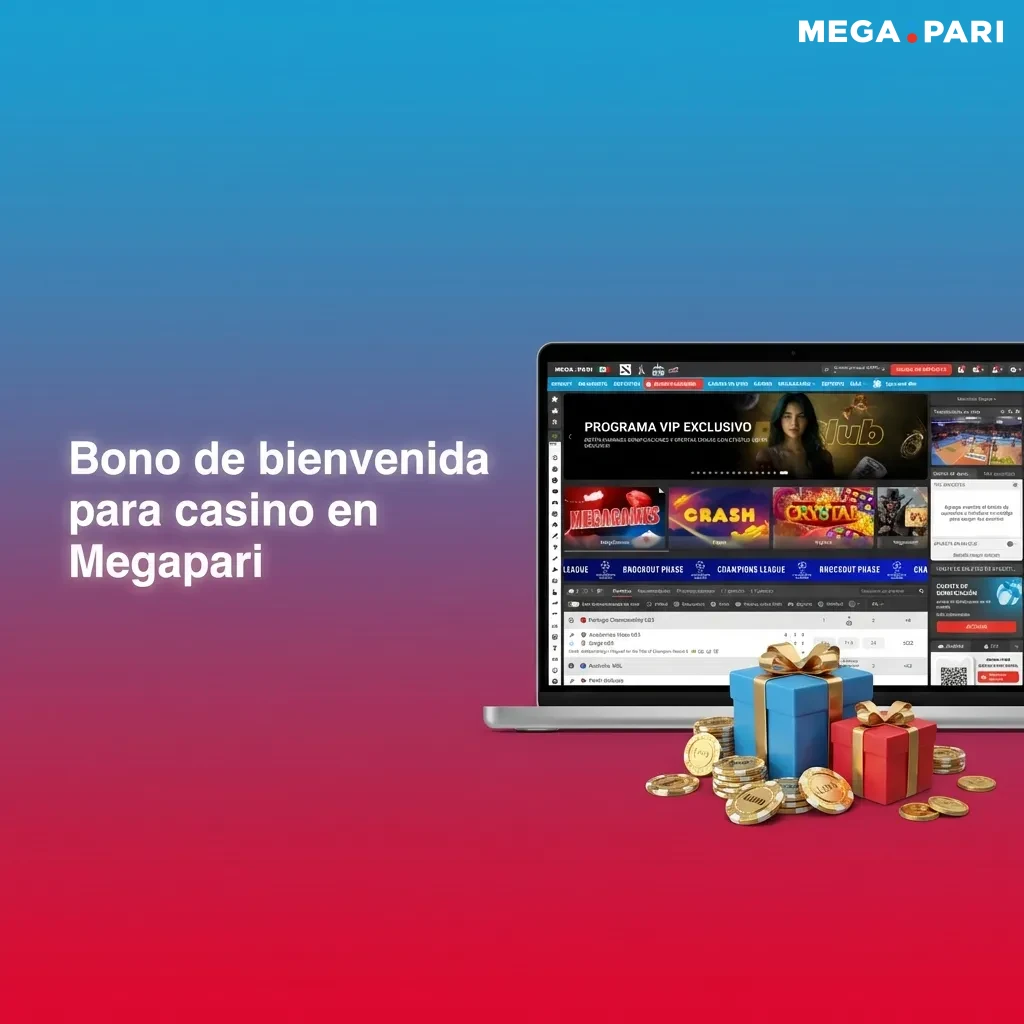 Megapari casino welcome bonus showing 32,100 MXN plus 150 free spins for new users across four deposits