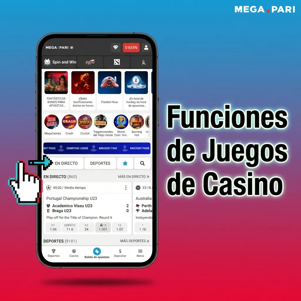 Casino con más de 5,000 juegos: tragamonedas, mesas en vivo y juegos de mesa con filtros por proveedor y temática