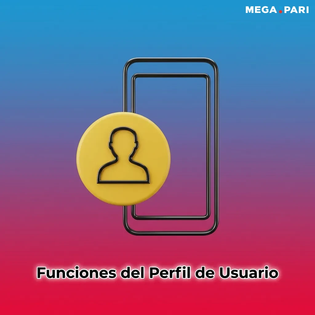 Pantalla de perfil de usuario mostrando saldo, historial de transacciones y opciones de configuración de cuenta