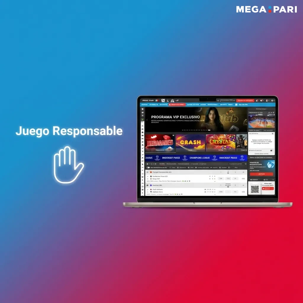 Megapari promueve juego responsable con herramientas de control: límites de depósito, pausas y autoexclusión disponibles.