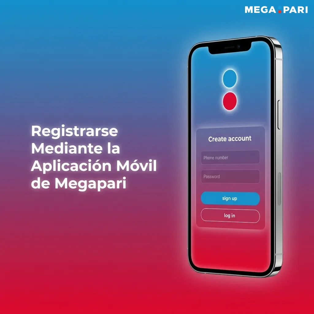 Pasos para registrarse en Megapari usando la aplicación móvil en Android o iOS con formulario de datos personales